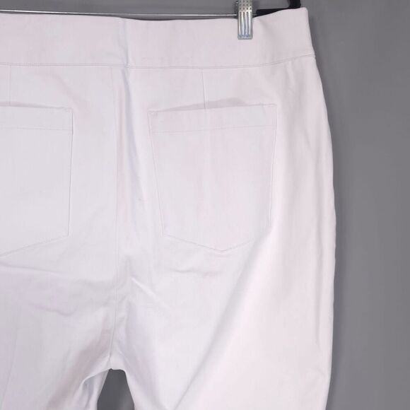 Spanx NEW Size 1X Tall Silver Linings On-the-Go Slim Straight Pant 20372T White - Picture 12 of 16